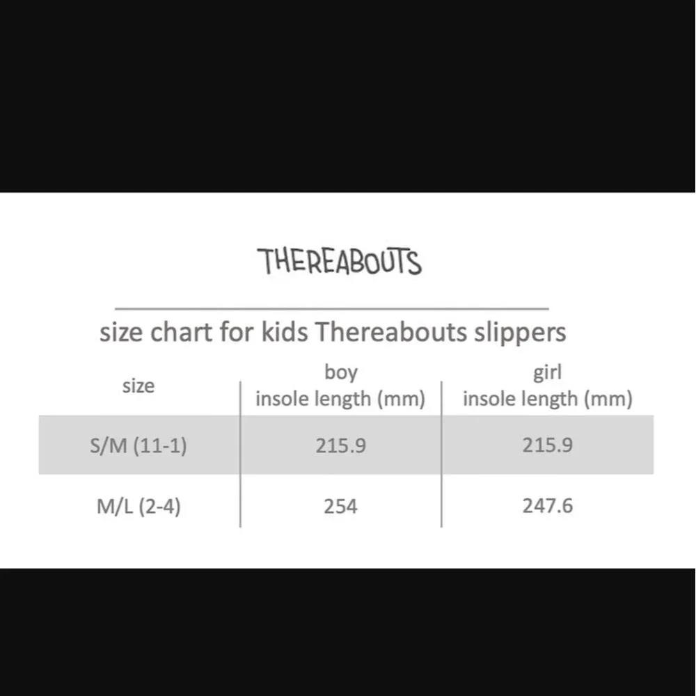 Thereabouts Boys Slip-On Slippers Size M/L